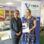 Helen Waters-Silvia and Port Philip Lord Mayor Cr Louise Crawford