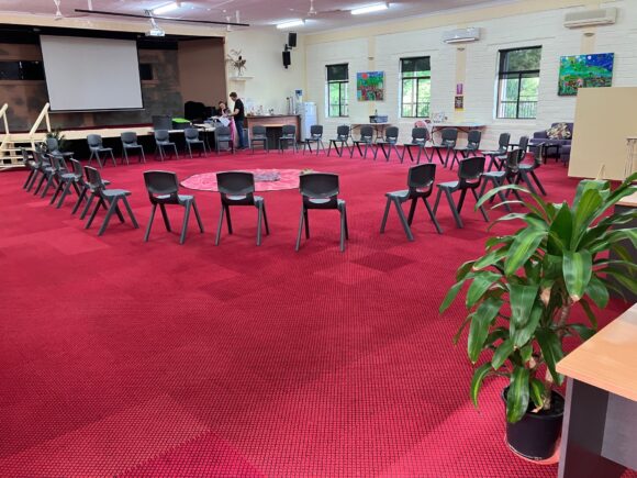 Auditorium setup round circle