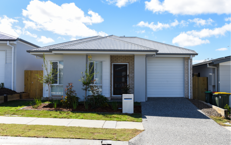 A single storey modern home