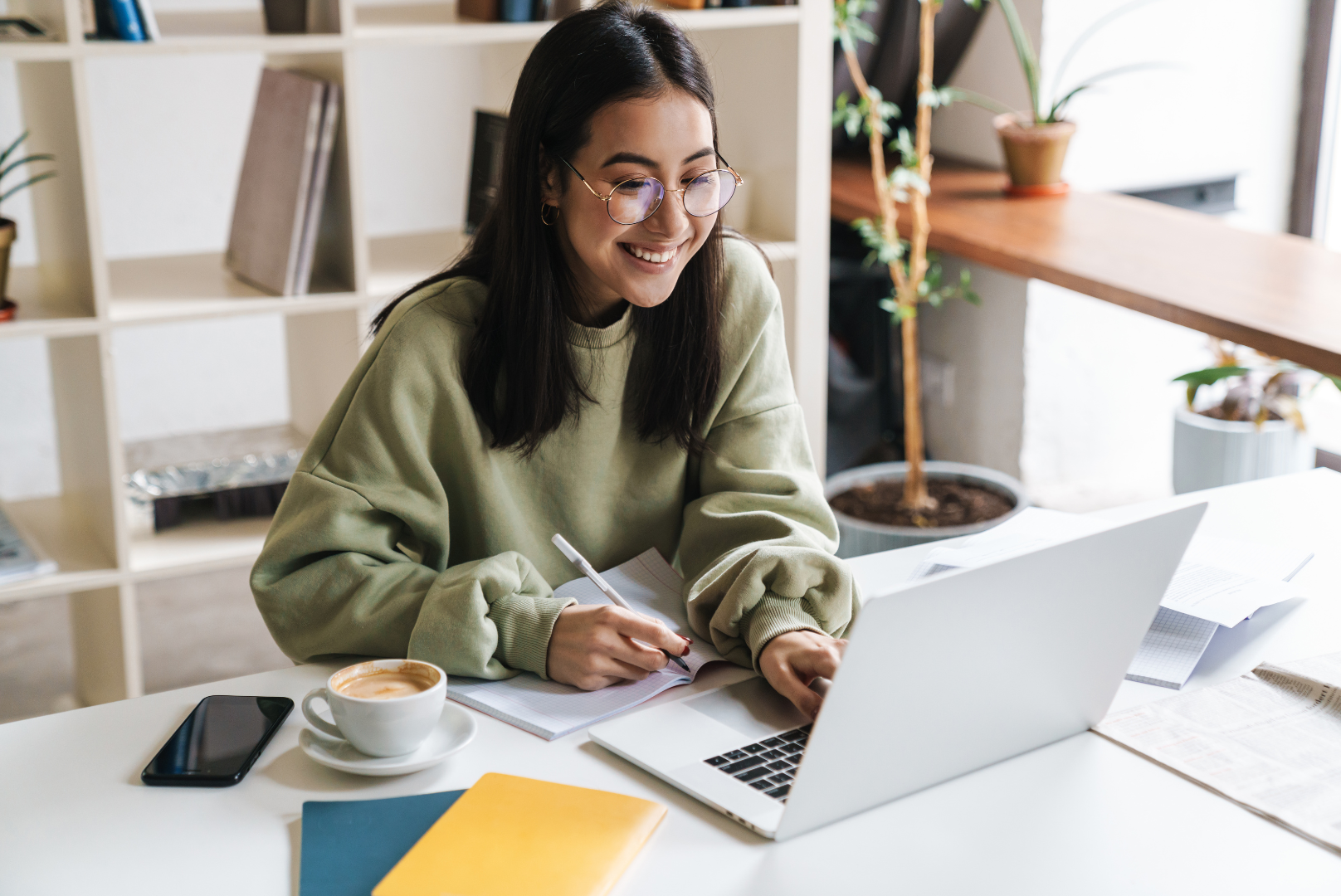 Young Women computer